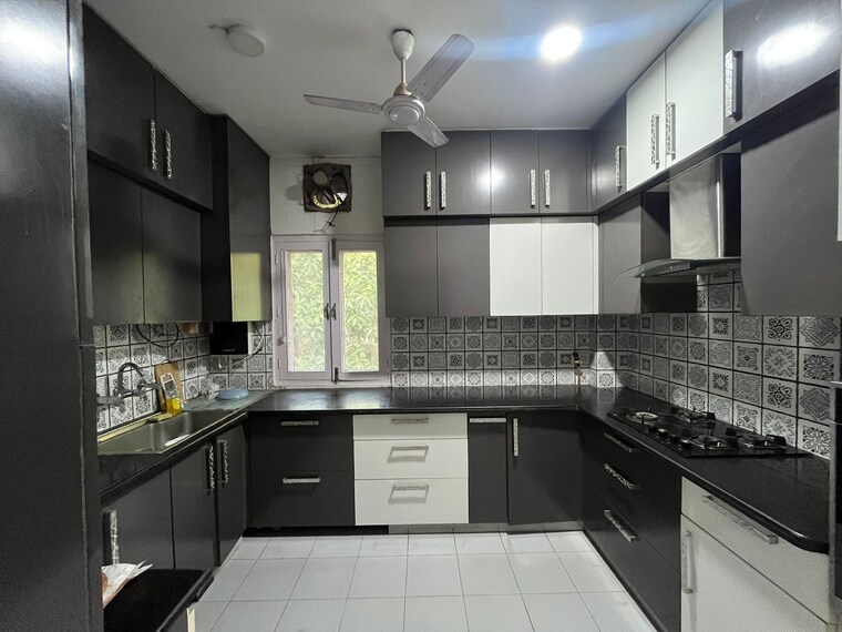 Kitchen, greater kailash i 2 Bedroom 1800 Sq.Ft. Builder Floor In Greater Kailash I Delhi 10713514