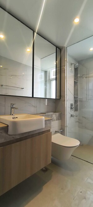 Bathroom in 4 BHK Builder Floor at Sector 23a – for Rent