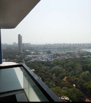 Balcony in 5 BHK Apartment at DSK Durgamata Towers, Cuffe Parade – for Rent