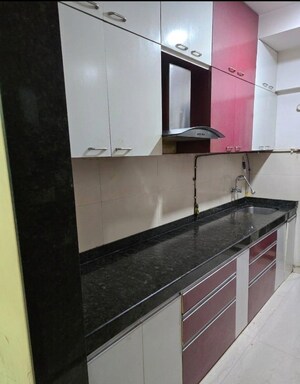 Kitchen in 2 BHK Apartment at Siddhi Highland Haven, Balkum Pada – for Rent