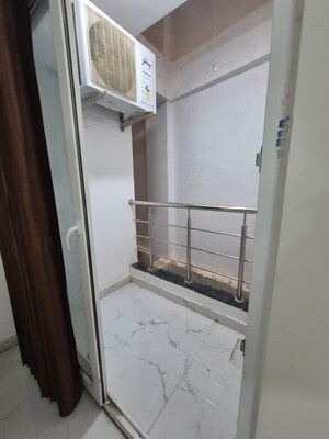 Balcony in Studio Builder Floor at Chattarpur – for Rent