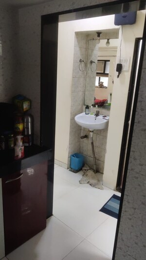 Bathroom in 2 BHK Apartment at Yashodham Complex, Goregaon East – for Rent
