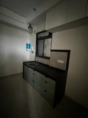 Kitchen in 3 BHK Apartment at Damji Shamji Galleria, Majiwada – for Rent