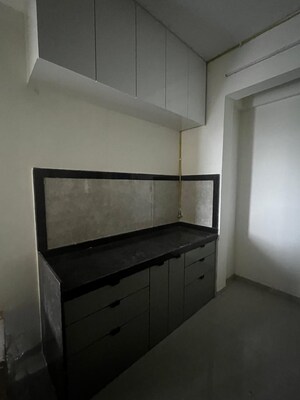 Kitchen in 3 BHK Apartment at Damji Shamji Galleria, Majiwada – for Rent