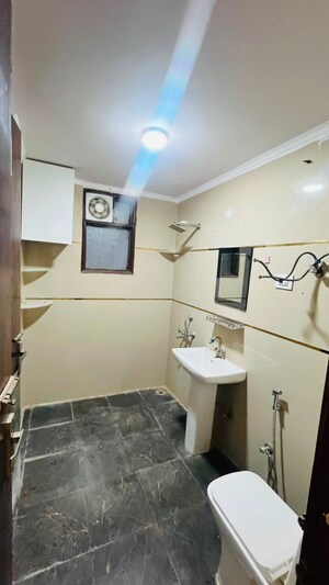 Washroom in 2 BHK Builder Floor at Chattarpur – for Rent