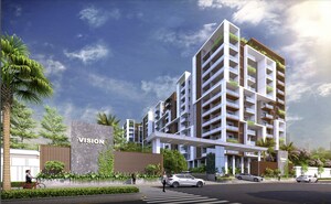 3 BHK Apartment – Exterior View View at Amdoor - for Sale
