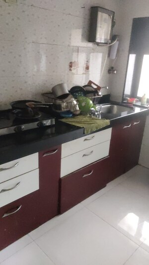 Kitchen in 2 BHK Apartment at Yashodham Complex, Goregaon East – for Rent