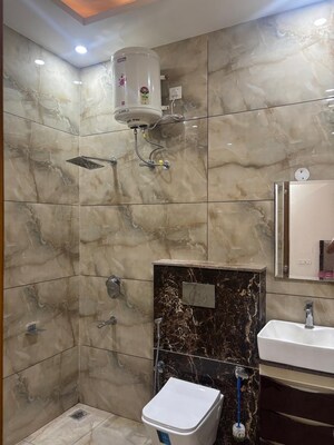 Bathroom in 3 BHK Builder Floor at Aerocity – for Rent