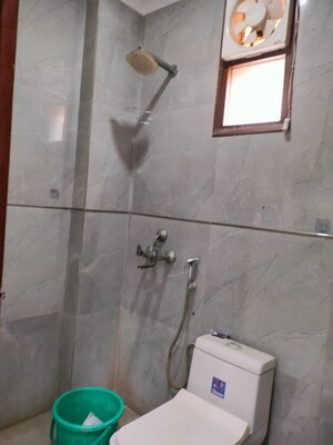 Bathroom in 2 BHK Builder Floor at Chattarpur – for Rent