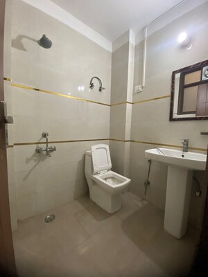 Bathroom in 2 BHK Builder Floor at Chattarpur – for Rent