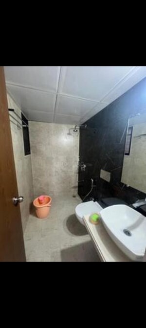 Bathroom in 3 BHK Apartment at Dosti Tulip, Balkum Pada – for Rent