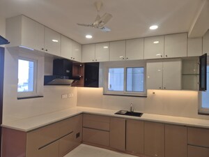 Kitchen in 3 BHK Apartment at Jaswitha Luxor Apartments, Kokapet – for Rent