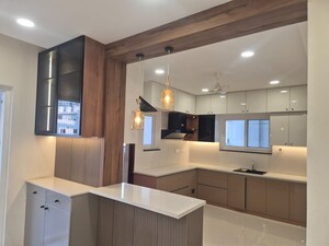 Kitchen in 3 BHK Apartment at Jaswitha Luxor Apartments, Kokapet – for Rent
