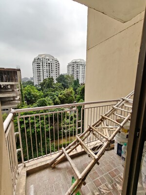 Balcony in 2 BHK Apartment at Unitech Uniworld Gardens 2, Sector 47 – for Rent