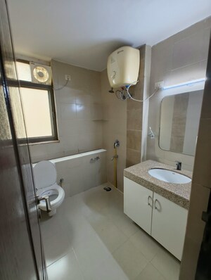 Bathroom in 2 BHK Apartment at Unitech Uniworld Gardens 2, Sector 47 – for Rent