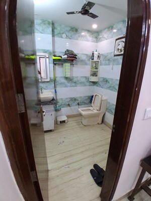 Bathroom in 3 BHK Builder Floor at Shastri Nagar – for Sale