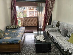 Living Room in 2 BHK Apartment at  Army Welfare CHS, Nerul – for Rent