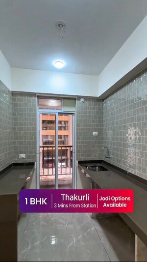 Kitchen in 1 BHK Apartment at Kulswamini Brahmand, Thakurli – for Sale