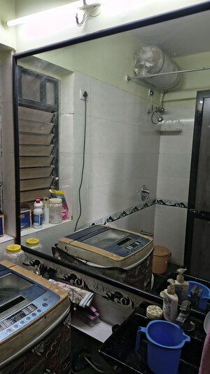Washroom in 2 BHK Apartment at K Raheja Heights, Malad East – for Rent