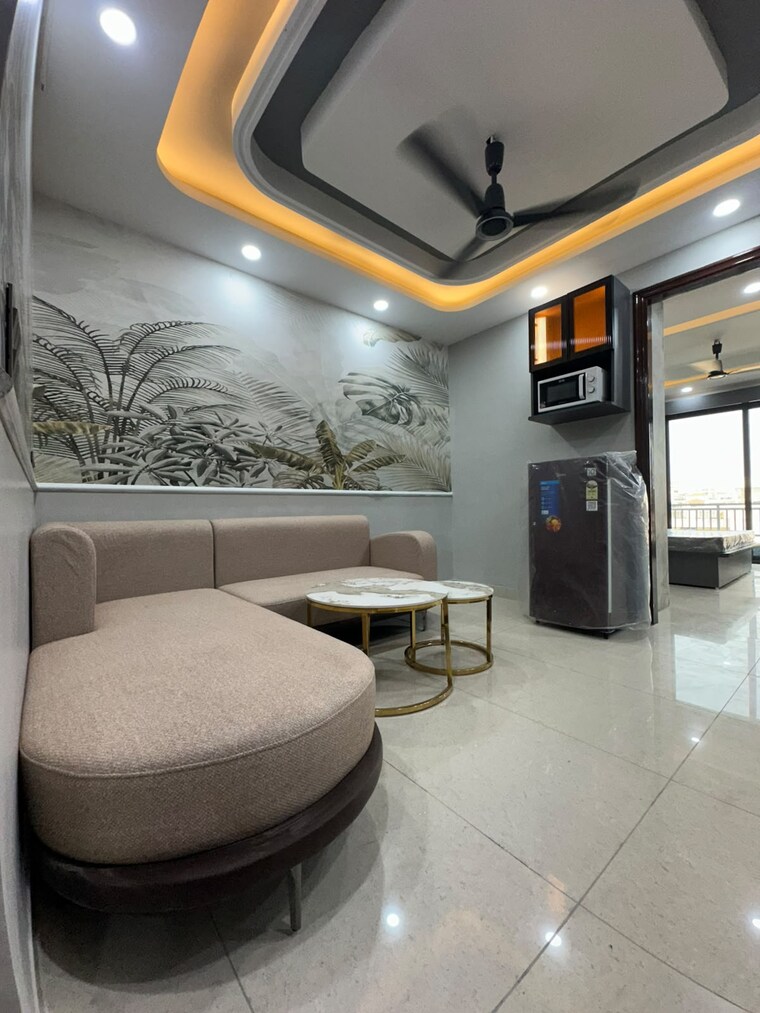 Living Room, sector 15 1 Bedroom 650 Sq.Ft. Builder Floor In Sector 15 Gurgaon 10718565