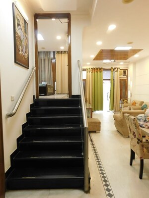 Staircase in 3 BHK Builder Floor at Defence Colony – for Rent