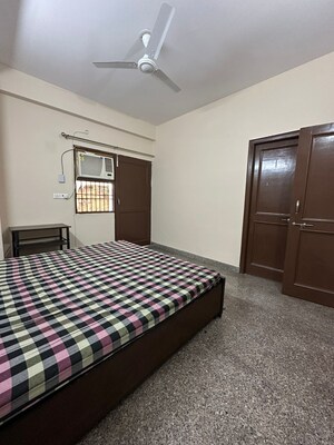 Bedroom in 1 BHK Builder Floor at Sector 15 – for Rent
