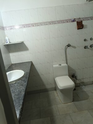Bathroom in 1 BHK Independent House at Cascade Mona City Homes, KharaR-Banur Road – for Rent