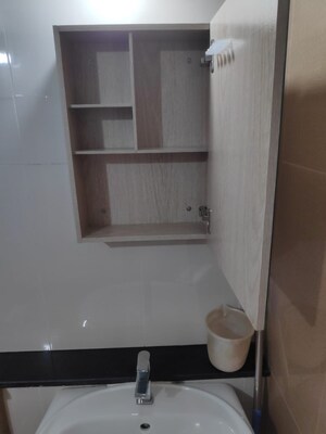 Bathroom in 3 BHK Apartment at Purva Palm Beach, Hennur Road – for Rent