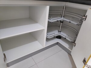 Staircase in 3 BHK Apartment at Purva Palm Beach, Hennur Road – for Rent