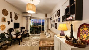 Living Room in 2 BHK Apartment at Rustomjee Urbania Atelier, Thane West – for Sale