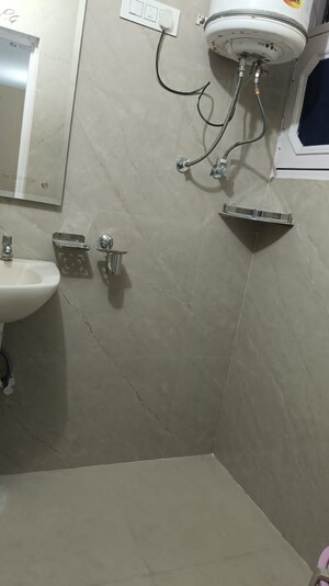Bathroom in 2 BHK Builder Floor at Manimajra – for Rent