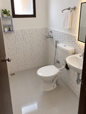 Bathroom in 2 BHK Apartment at Apex Our Homes, Sector 37c – for Rent