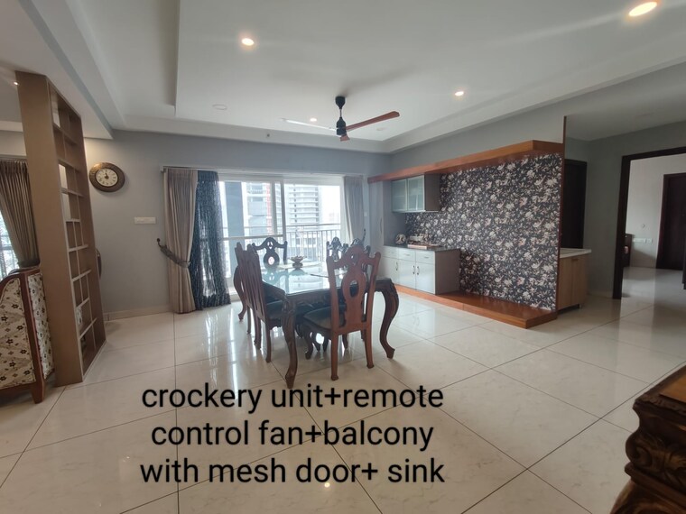 Living Room, lansum-etania 3 Bedroom 2490 Sq.Ft. Apartment In Gachibowli Hyderabad 10720600