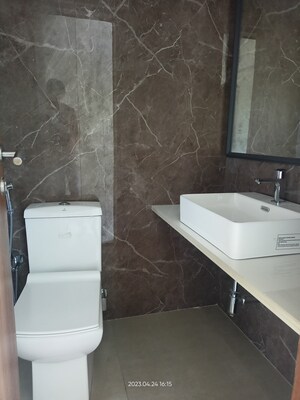 Bathroom in 1 BHK Apartment at Srishti Oasis Phase I, Bhandup West – for Sale