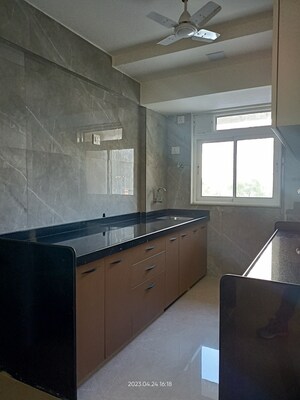 Kitchen in 1 BHK Apartment at Srishti Oasis Phase I, Bhandup West – for Sale