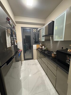Kitchen in 2 BHK Apartment at M3M Heights, Sector 65 – for Rent