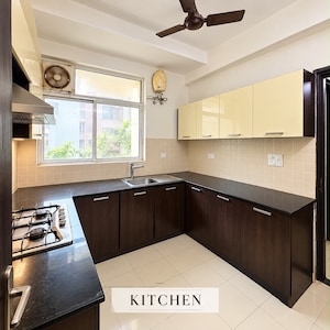 Kitchen in 3 BHK Apartment at Ansal API Esencia, Sector 67 – for Sale