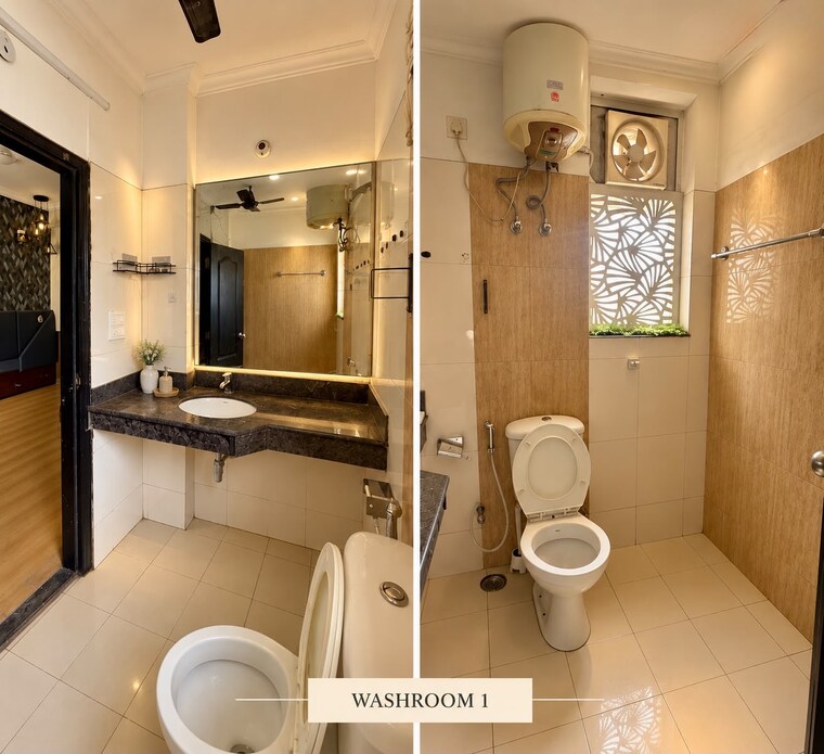 Bathroom, ansal-api-esencia 3 Bedroom 1500 Sq.Ft. Apartment In Sector 67 Gurgaon 10720608