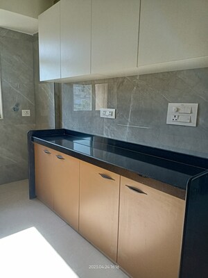Kitchen in 1 BHK Apartment at Srishti Oasis Phase I, Bhandup West – for Sale