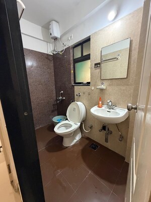 Bathroom in 2 BHK Apartment at Gulmohar Goldcoast, Kharadi – for Rent