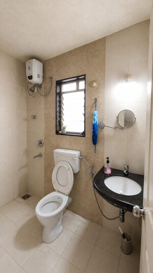 Bathroom in 2 BHK Apartment at Balewadi – for Rent