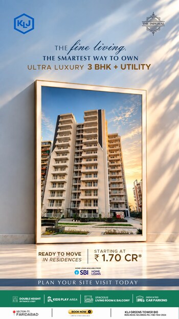 3 BHK Flat for Sale in Sector 77, Faridabad