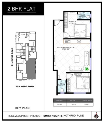 1 BHK Flat for Sale in Kothrud, Pune