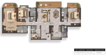 3.5 BHK Flat for Sale in Konadasapura, Bangalore