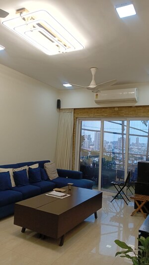 Living Room in 3 BHK Apartment at Gundecha Marigold, Kandivali East – for Rent