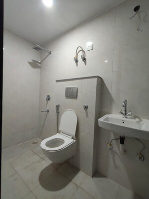 Bathroom in 2 BHK Builder Floor at Freedom Fighters Enclave – for Rent