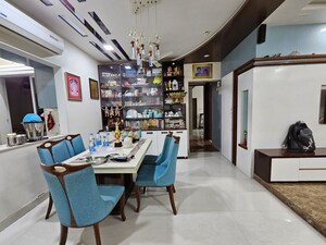 Living Room in 4 BHK Apartment at Rajesh White City, Kandivali East – for Rent