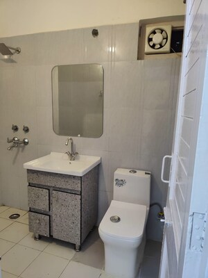 Bathroom in 2 BHK Builder Floor at RWA Apartments, Sector 31 – for Rent