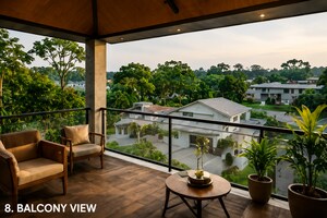 Balcony in 3 BHK Independent House at Kuttoor – for Sale