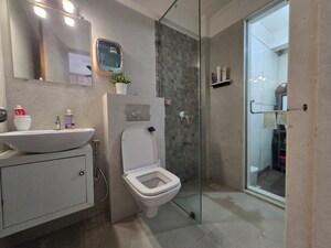 Bathroom in 3 BHK Apartment at NG Grand Plaza, Ghansoli – for Rent